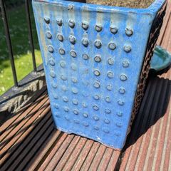 Blue Flower Pot
