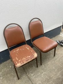 Metal & Leatherette Chairs