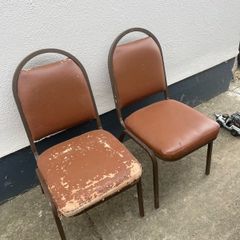 Metal & Leatherette Chairs