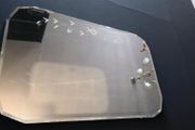 Heavy antique bevelled mirror