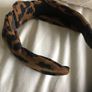 Cord animal print hairband Image 3
