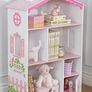 KidKraft Dollhouse Bookcase Wooden Furniture with Shelves and Hidden Storage Image 3