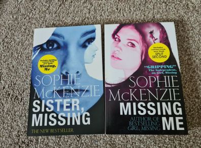 Girl Missing+ Missing Me + Sister Missing  by Sophie McKEnzie