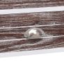 TV Cabinet White and Brown 115x30x40 cm Paulownia Wood Image 5