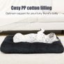 Calming Dog Bed for Medium Crate, Fluffy Washable Mattress, Long Plush Anti Anxiety Mat, Non Skid Bottom Dog Pillow Cushion, Pet Beds Shadow Image 4