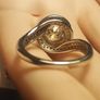 2.5 carat Moissanite Solitaire Ring with Accents Image 9