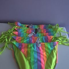Brand New Rainbow Bikini Bottoms (4) Available