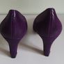 CEFALU Ladies Purple Leather Court Shoes Heels New In Box Size EU37 UK4 CAN POST Image 6