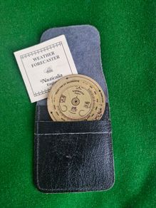 Nauticalia Brass Pocket Barometer/ Weather Forecaster