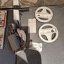 Nintendo Wii with Mario kart, Sports, Steering wheels, HDMI converter Image 3