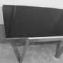 Calligaris "Elasto" glass extendable dining table Image 5