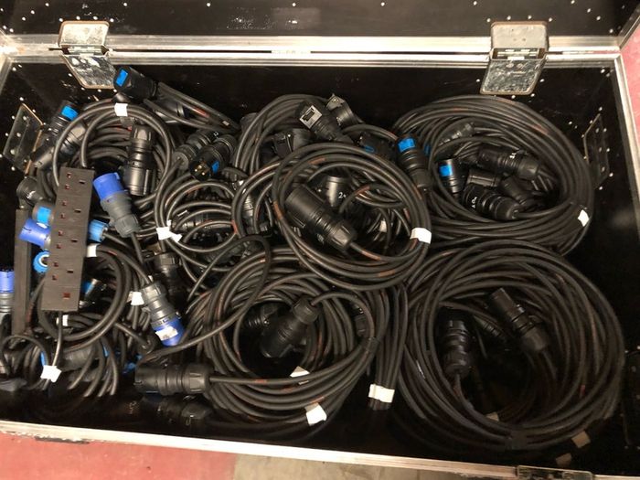 40 of 16 Amp Power Cable 3x1.5mm Titanex Ho7 black Cable Job Lot