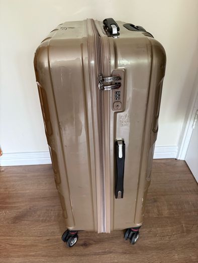 Large hard shell suitcase
