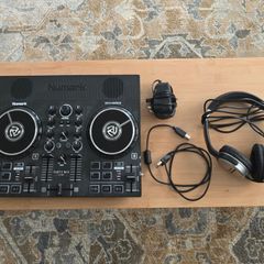 Numark Party Mix Live DJ Controller with Built-in Lights and Speakers