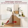 Wall Mounted Folding Table, Floating Wall Desk for Small Spaces, Fold Down Laundry Shelf with Heavy-Duty Brackets Image 5