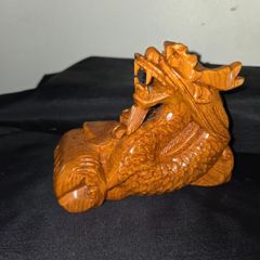Hand Carved Wooden Chinese Dragon