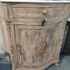 Vintage Cabinet with Marble Top