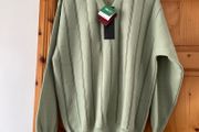 Gabicci men's v neck jumper wool mix size xl new