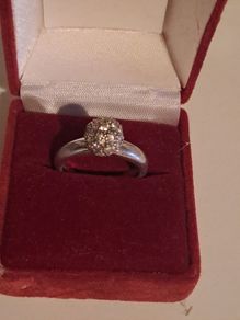 Sterling Silver Ti Sento Ball Ring Size 52