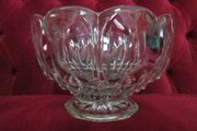 Vintage Raised Glass Fruit Bowl (6"t x 19"across)