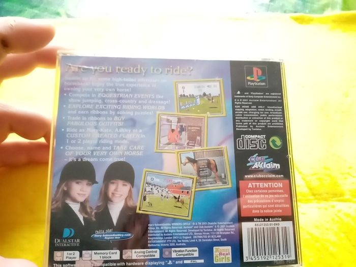 Mary Kate and Ashley winners circle PlayStation 1 Ps1 PlayStation 2 ps2 games Original