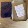 Dark Blue Zippo style lighter with casing Image 3
