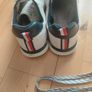 Tommy Hilfiger laces - white with navy fleck Image 5