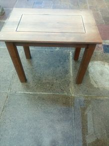 Timber. Side  Table  And. 1. Litre  Of. Woodstain.