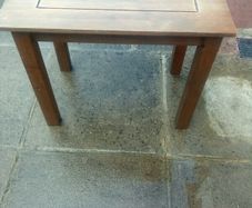 Timber. Side  Table  And. 1. Litre  Of. Woodstain.