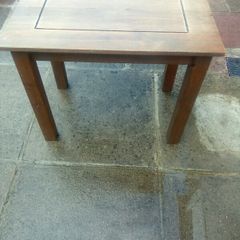 Timber. Side  Table  And. 1. Litre  Of. Woodstain.