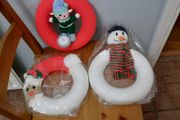 Hand Knitted Wreaths Price is each