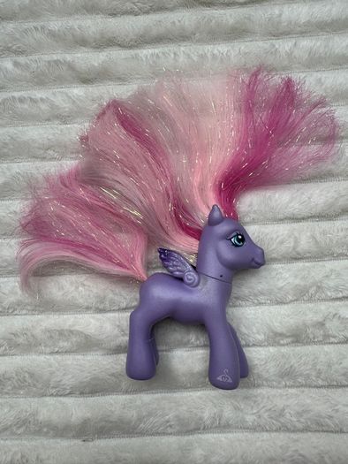 My Little Pony StarSong G3 Tinsel Hair Glitter Wings Brushable With Comb 2007 Used PLease see pictures