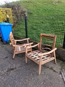 Mid Century Danish  Armchairs Frames