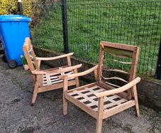 Mid Century Danish  Armchairs Frames