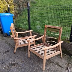 Mid Century Danish  Armchairs Frames