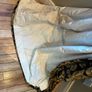 Pair of large lined black and gold curtains Image 6