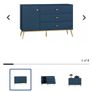 Marine Blue Sideboard Image 2