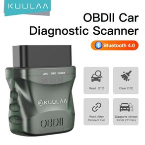 KUULAA OBD2 Scanner Bluetooth 4.0 ELM327 V1.5 OBD 2 Car Diagnostic Tool for IOS Android PC ELM 327 Scanner OBDII Reader