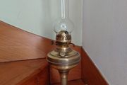 vintage large Duplex Oil lamp works