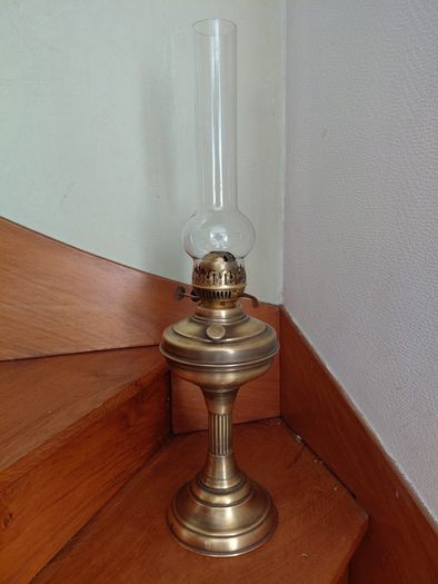 vintage large Duplex Oil lamp works