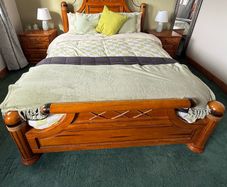 Cherry oak Bed frame