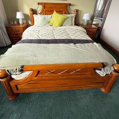 Cherry oak Bed frame