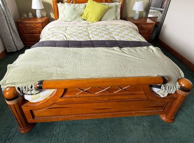 Cherry oak Bed frame