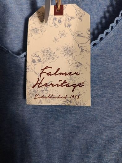 Falmer Heritage blue top