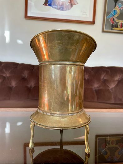 Antique Dutch Melkkan Brass Milk Can Vintage Decoration Authentic Brass Milk Can