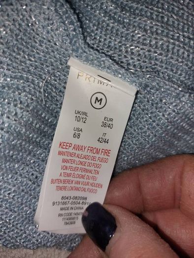 Long Blue Cardigan