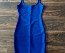 Bodycon dress royal blue S. M