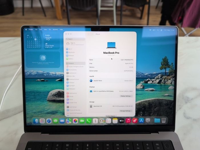 MacBook Pro M1 (2021) 32gb, 500gb ssd