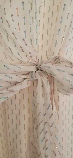 UTERQUE White Mulberry Silk Faux Wrap Dress Sz L (Fit 10-12UK)