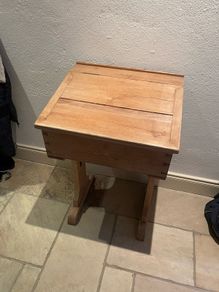 Vintage school desk